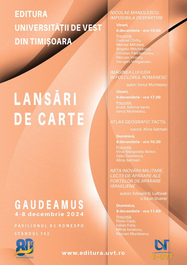 afis Gaudeamus 2024 noiembrie online