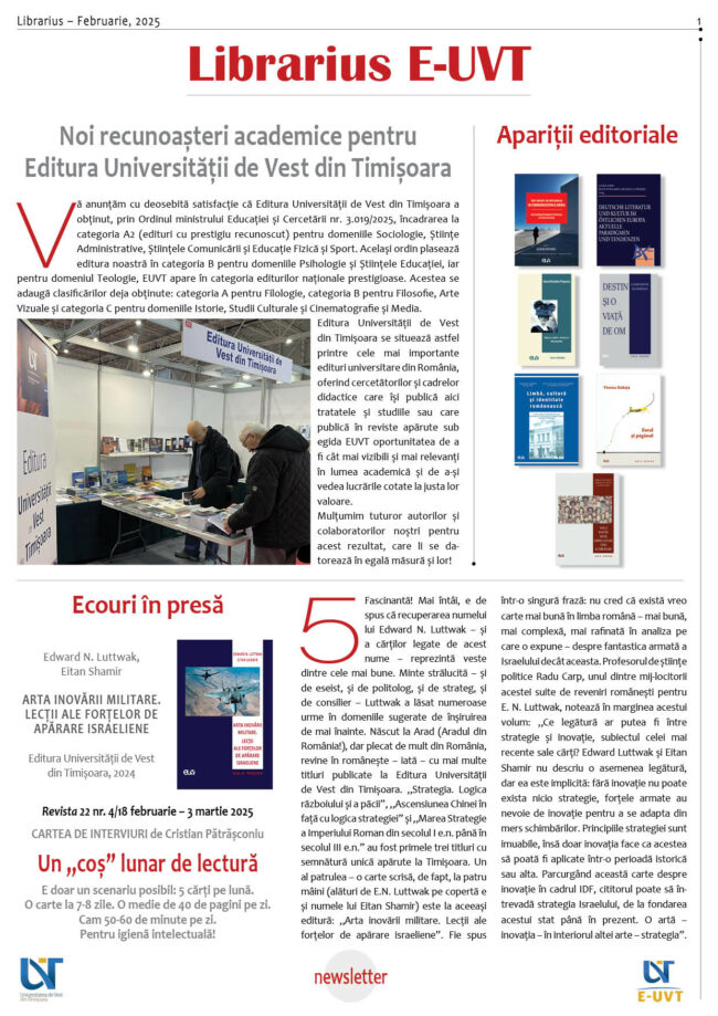 Newsletter februarie