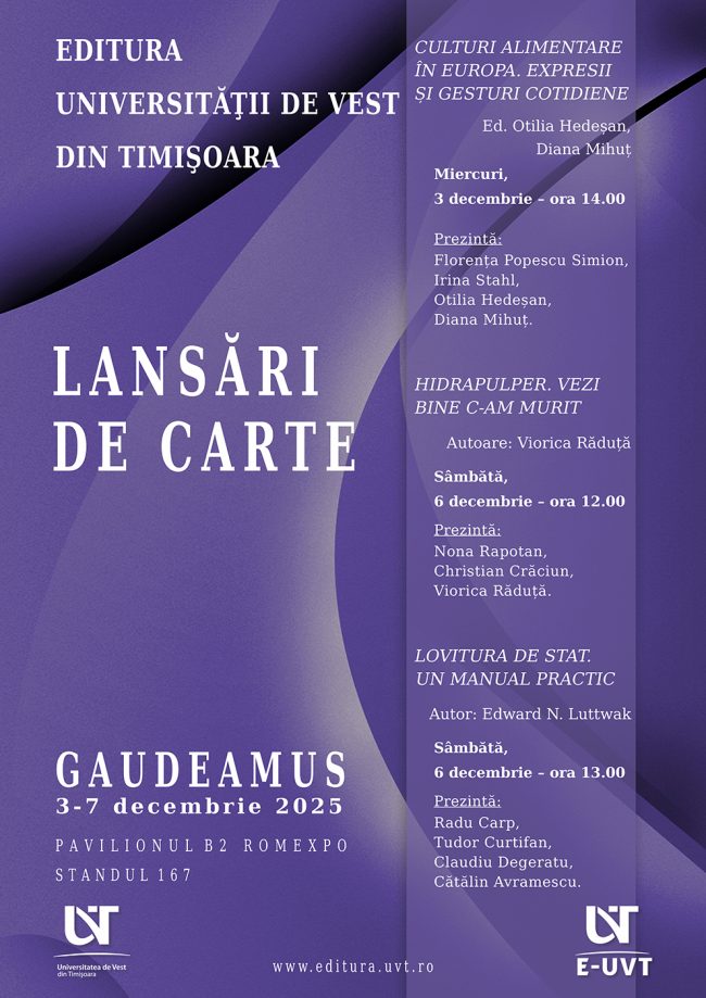 afis Gaudeamus 2025 noiembrie